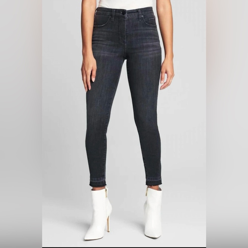 Blanknyc the bond mid-rise skinny jeans in my space black nwt Sz 16W